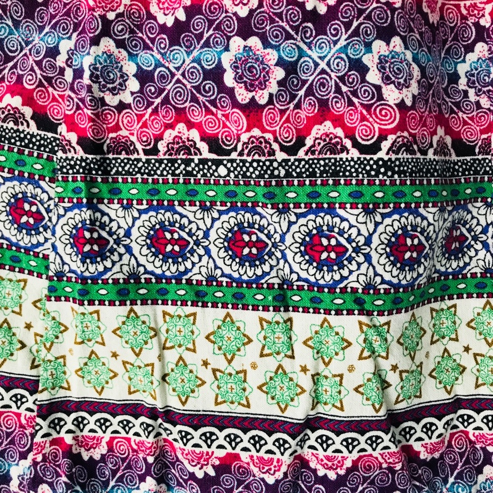 Two-way Traditional Pattern Long Dress - Picture 3 of 12